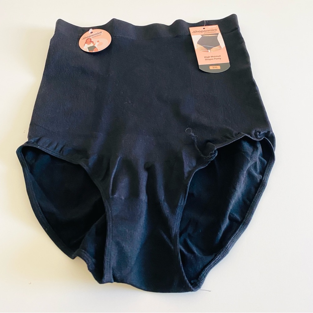 Shapermint Essentials All Day High-Waisted Shaper Panty Brief 3XL Black